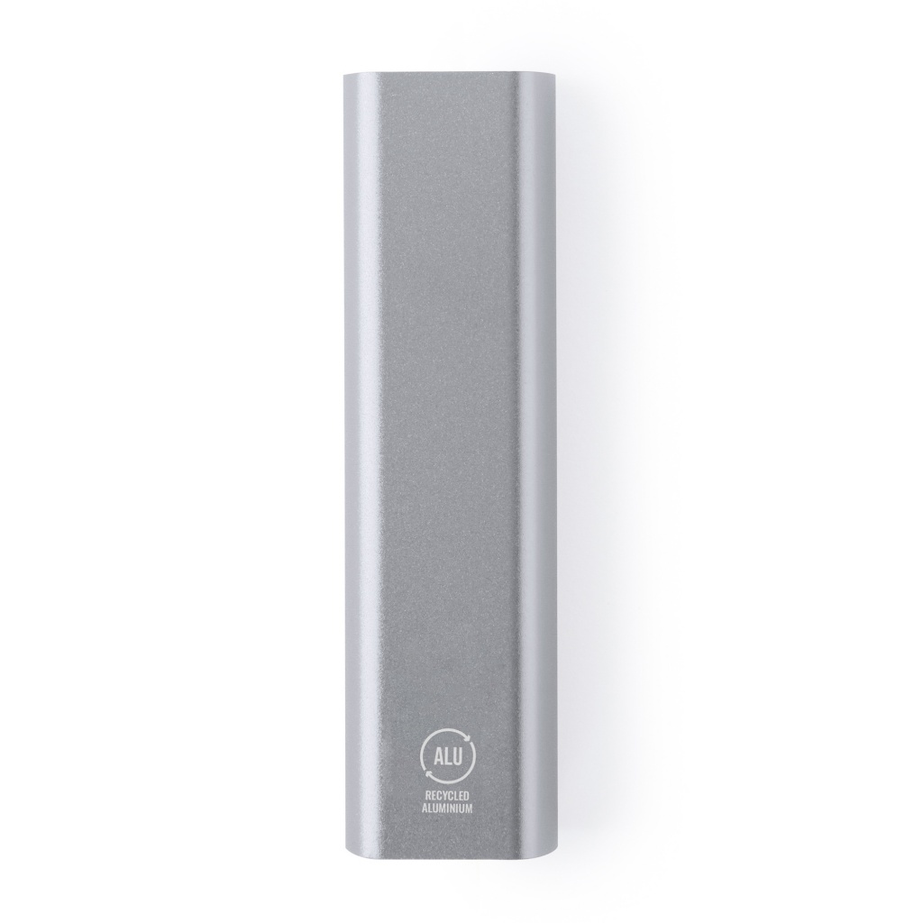 Bony - Powerbank z aluminium z recyklingu, 2600 mAh