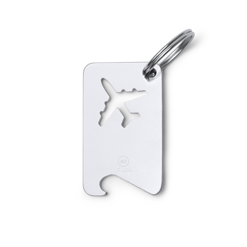 FLAPIK - Brelok z otwieraczem z wzorem samolotu