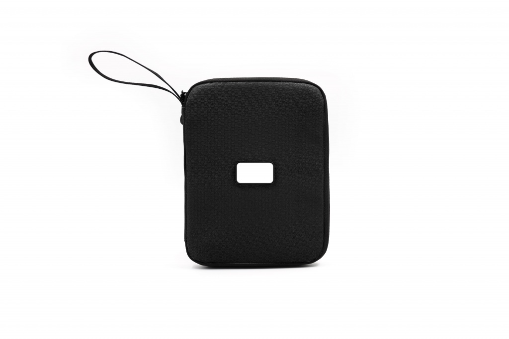 Rover Eco black - Etui podróżne A5 wykonane z materiału RPET