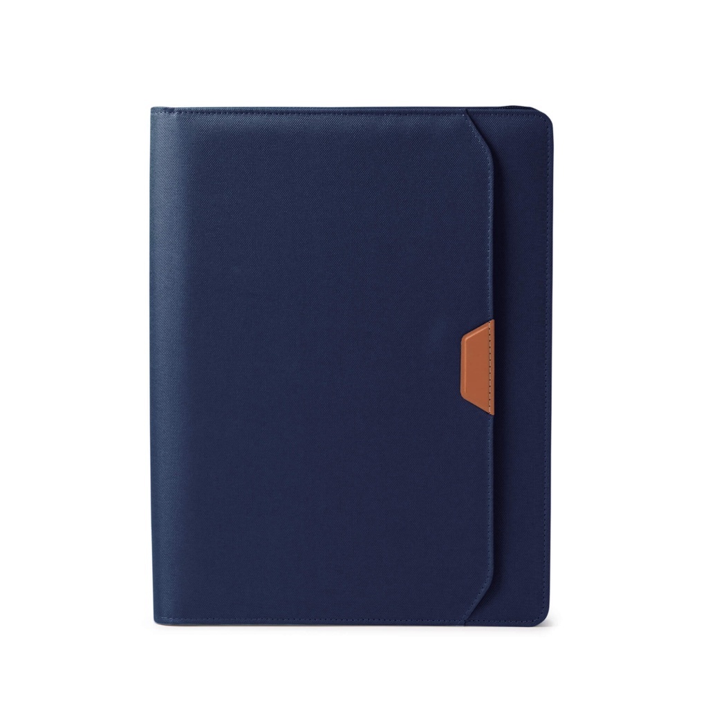 VELIZ - Wielofunkcyjna teczka a4 z RPET i skóry PU z zapięciem na zamek