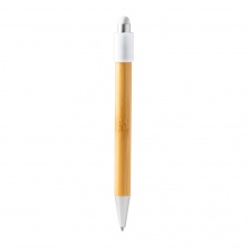 FAYER - Długopis bambusowy ze spinnerem antystresowym