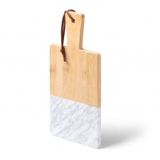 Gino - Deska do krojenia wykonana z naturalnego marmuru i bambusa.