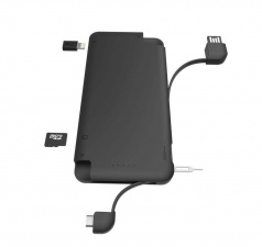 IQ+ - powerbank 4500mAH oraz czytnik kart Micro SD/TF