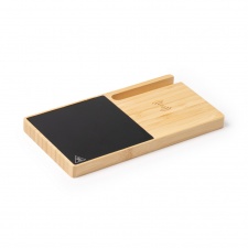 NASER - Podgrzewacz do kubka z uchwytem na telefon i ładowarką bezprzewodową