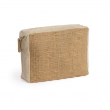 VERA - Kosmetyczka z juty i bawełny